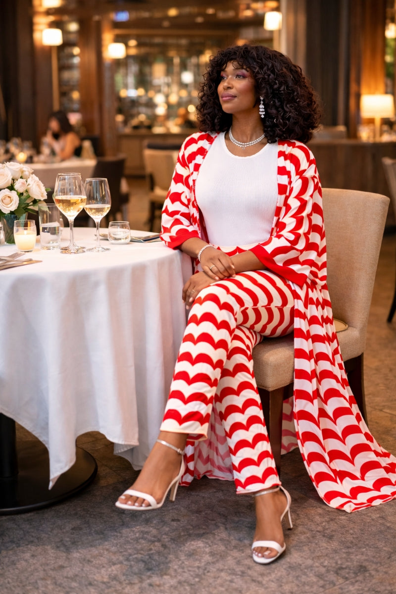 Elegant kimono outfit for women perfect for dinner and events