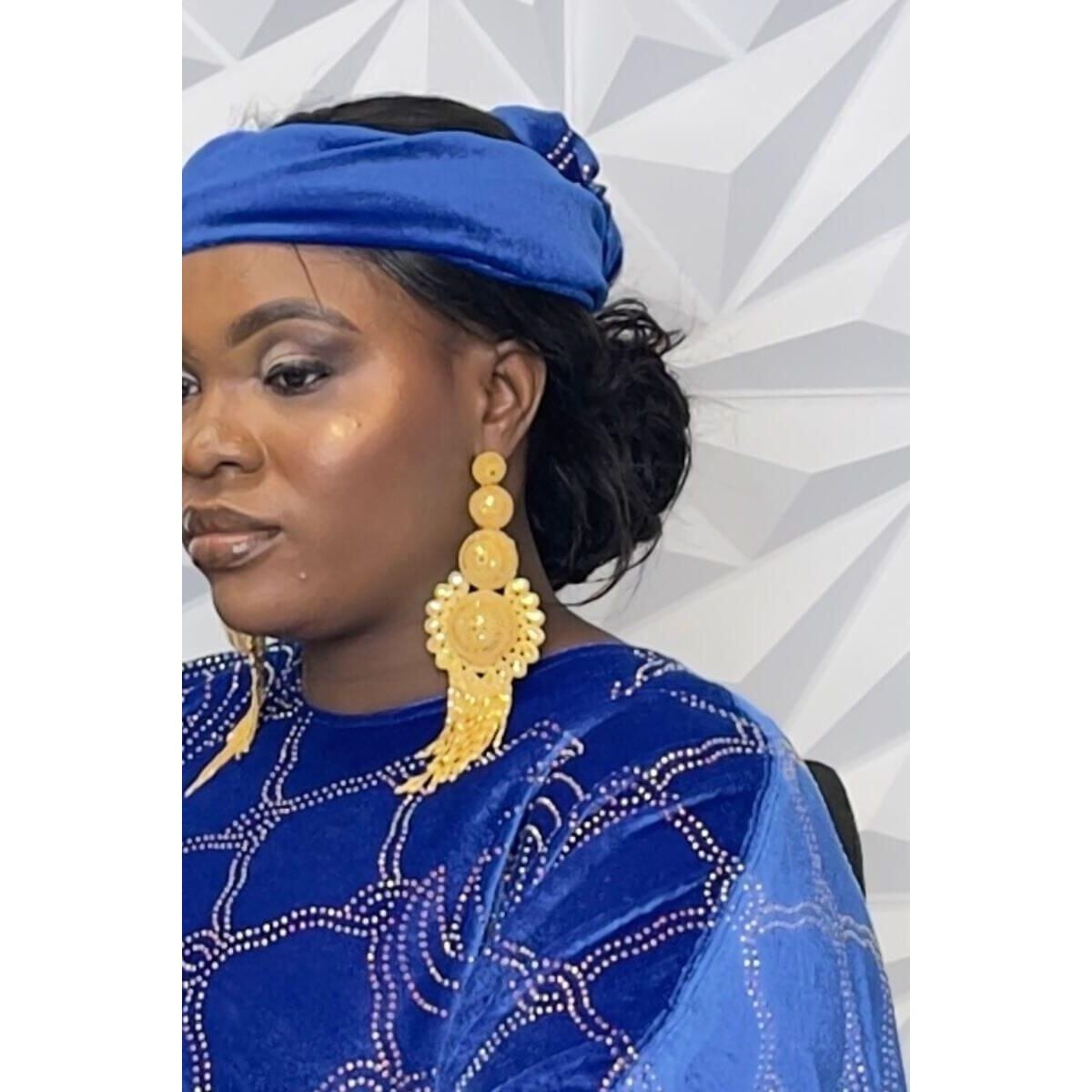 Radiant sunflower earrings & ring ladarocollection