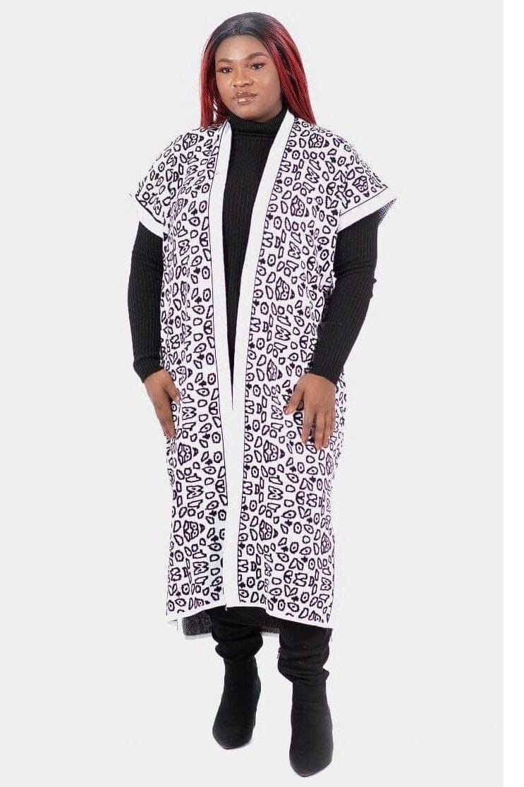 Nina Sweater dress set Dresses ladarocollection (XS-3XL) Black/White 
