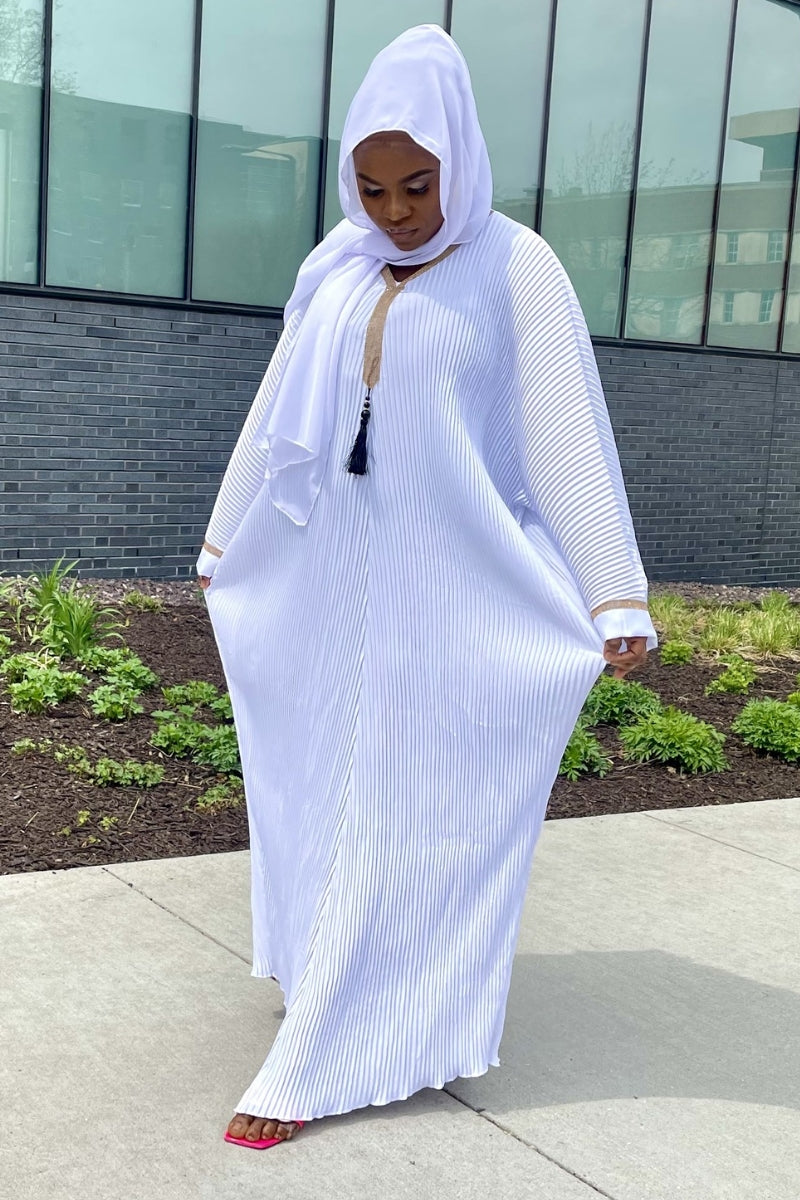 Elegant Modesty Abaya with Matching Scarf