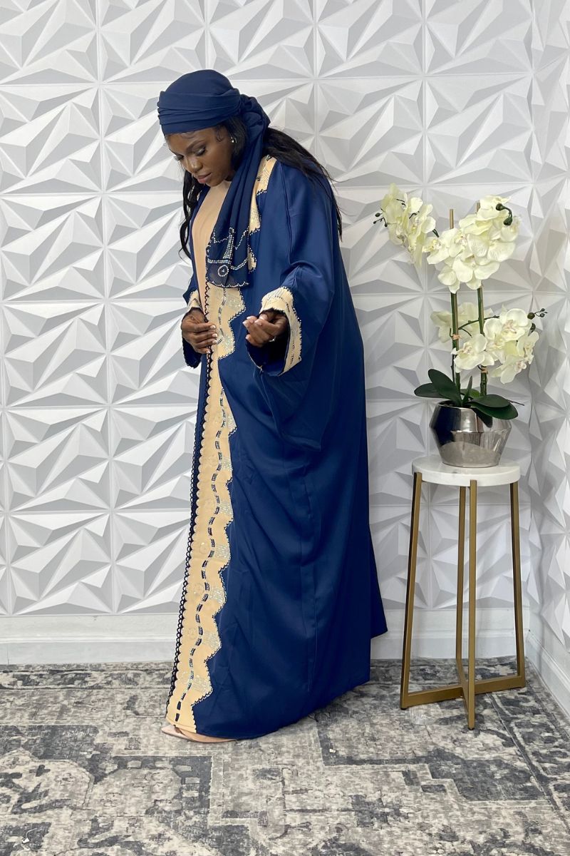Modest Chic: Two-Piece Abaya Set