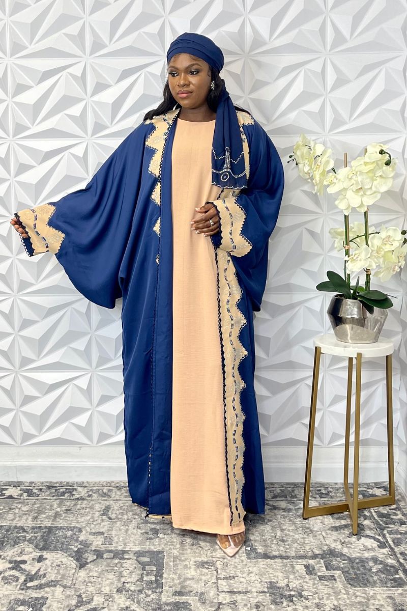 Modest Chic: Two-Piece Abaya Set
