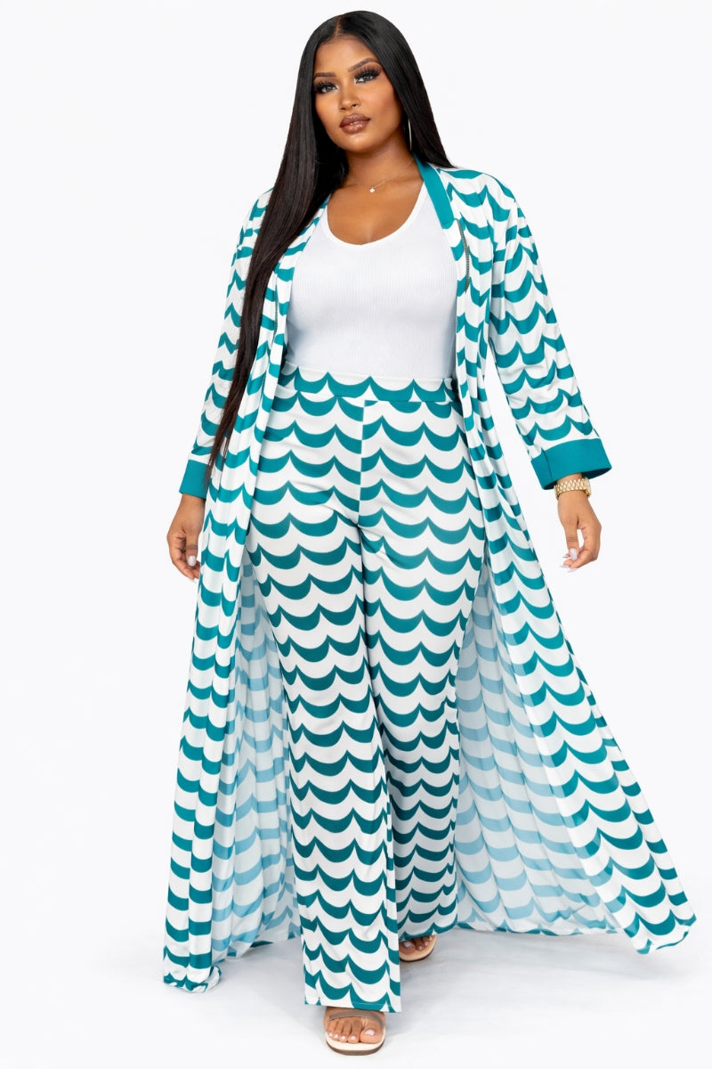 "Ensemble de loisirs Chic Aqua Wave - Eco &amp;amp; Breezy Taille unique