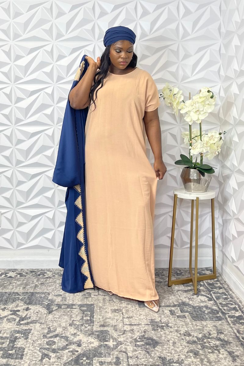 Modest Chic: Two-Piece Abaya Set